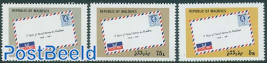 75 years postal service 3v