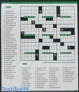 Crossword puzzle 9v m/s