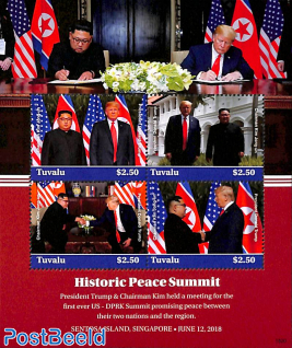 Trump and Kim Jong-Un meeting 4v m/s